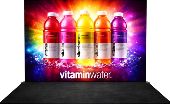 Backlit lightbox display graphics
