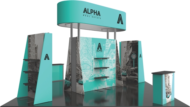 Modular exhibit graphics