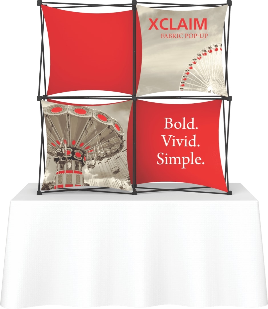 5' Xclaim Tabletop Display Kit 1