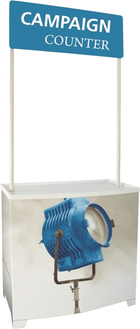 Consumer products trade show counter display