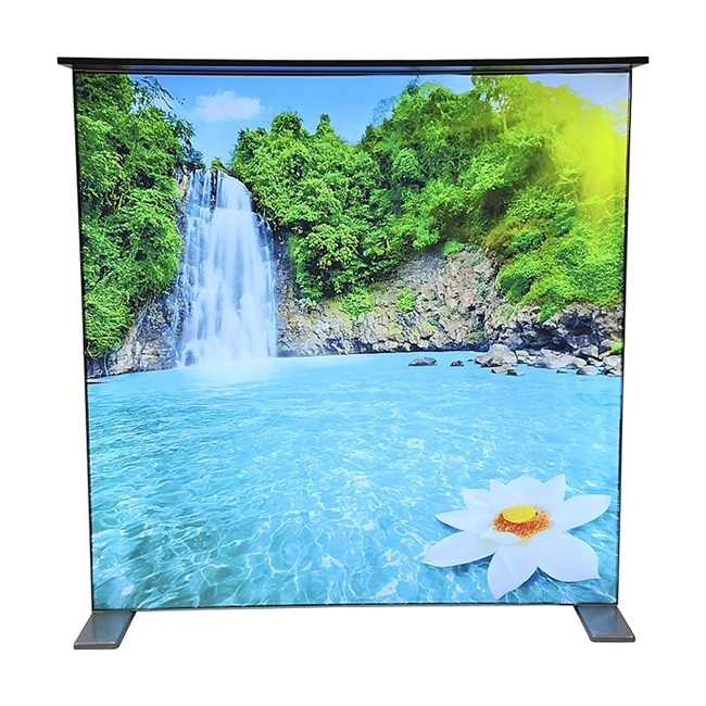 Medical and healthcare industry trade show backlit counter display