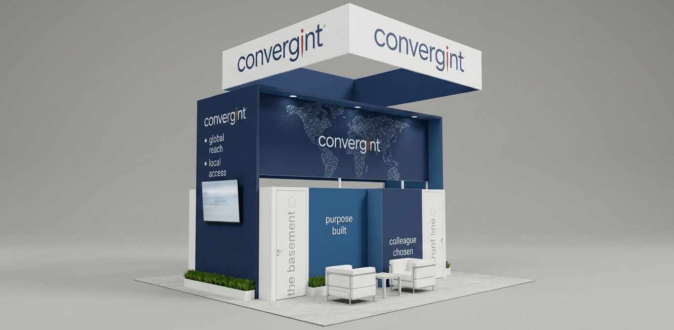 janus Show trade booth rental display